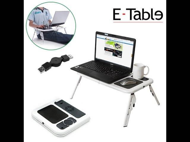 Rasklopivi stocic za laptop sa kulerom E Table Rasklopivi stocic za laptop sa kulerom E Table