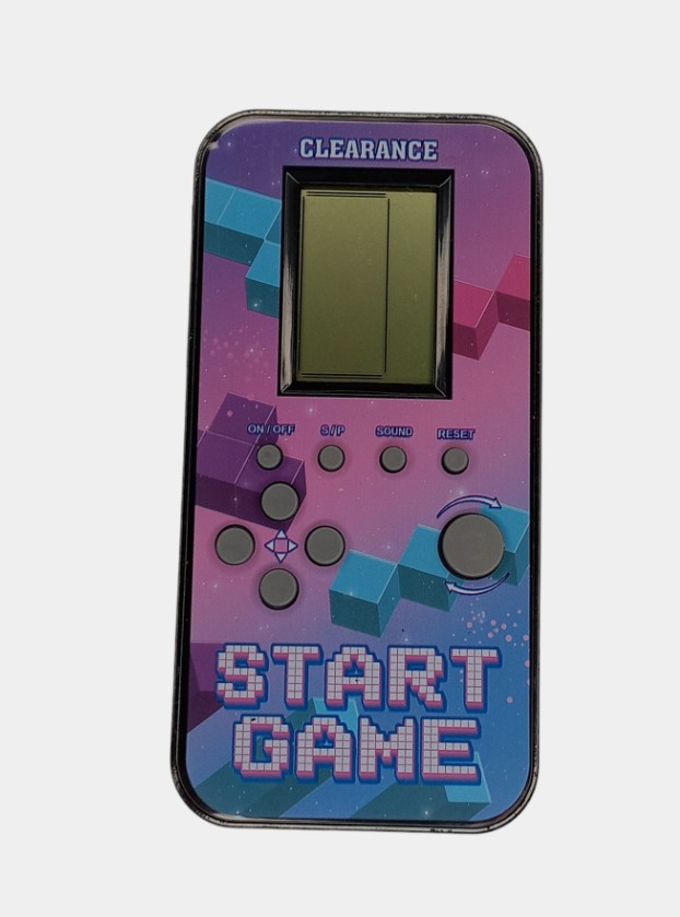 Retro Tetris Konzola Ljubicasto Plava