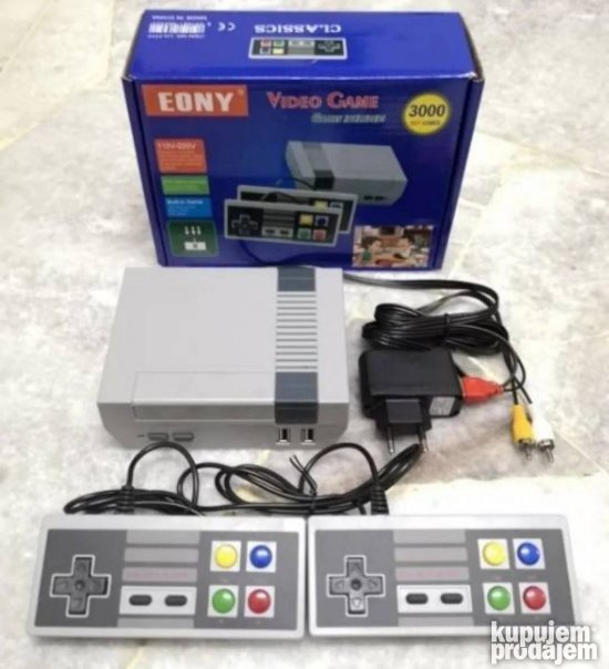 Retro konzola 3000 8bit igra i 2 dzojstika