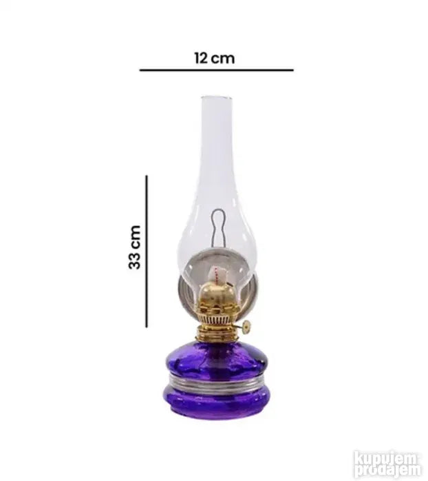 Retro lampa na gas veca 33cm - Slika 3
