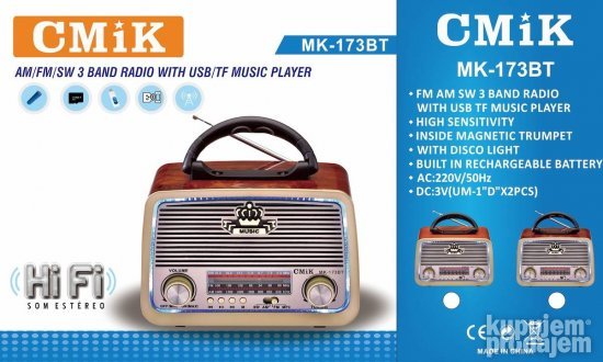 Retro radio Radio tranzistor Radio - Slika 5