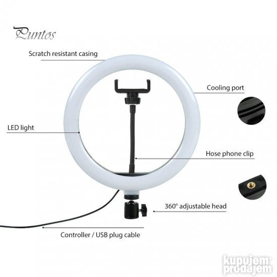 Ring Light LED Svetlo za Slikanje 10 i 12 Inca i Stativ