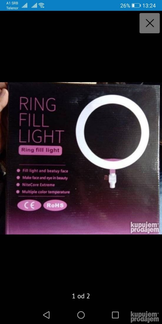Ring fill light LED svetlo za slikanje snimanje