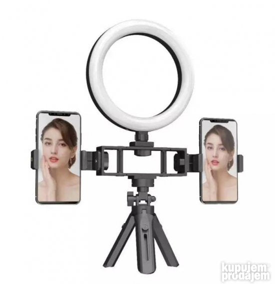 Ring light 16cm sa drzacima za telefone