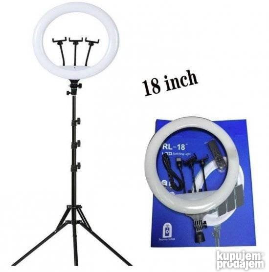 Ring light 18 inca ring svetlo za slikanje 45cm