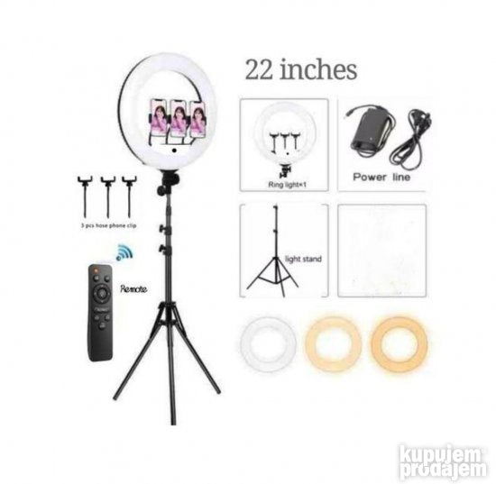 Ring light 22 Ring light 56cm Ring svetlo prsten - Slika 3