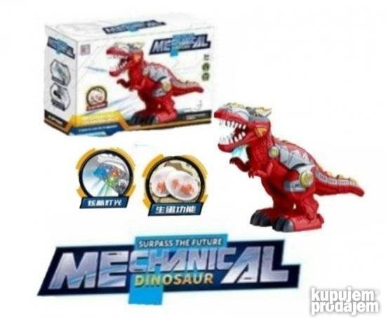 Robot crveni Trex muzicki dinosaurs koji leze jaja - Slika 3