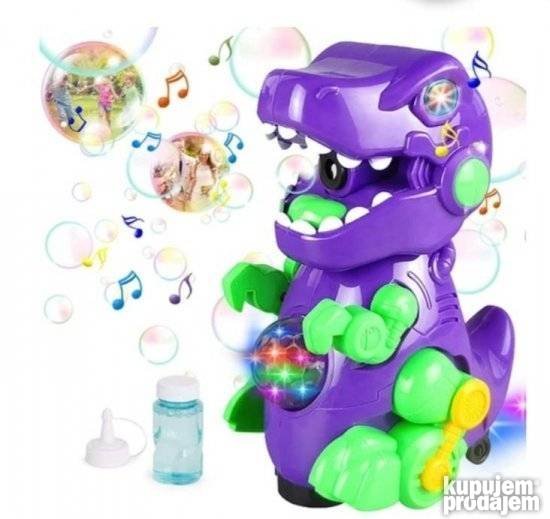 Robot dinosaurs ispaljivac baloncica od sapunice