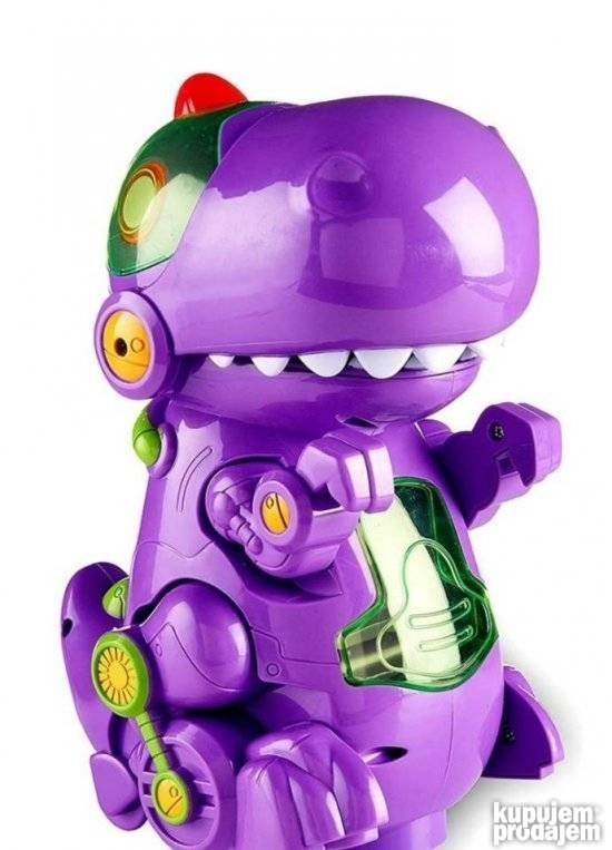Robot dinosaurs ispaljivac baloncica od sapunice - Slika 4