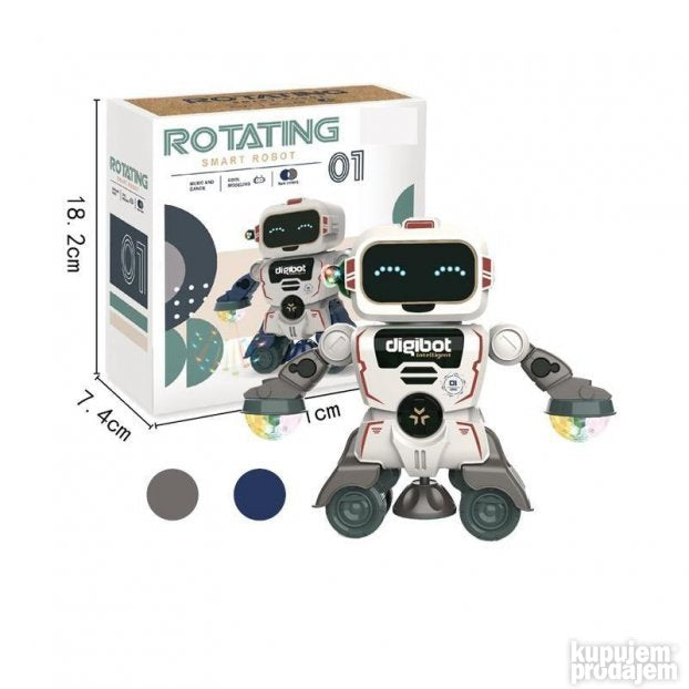 Robot igracka rotirajuci smart