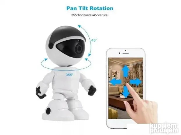 Robot kamera bebi alarm wifi