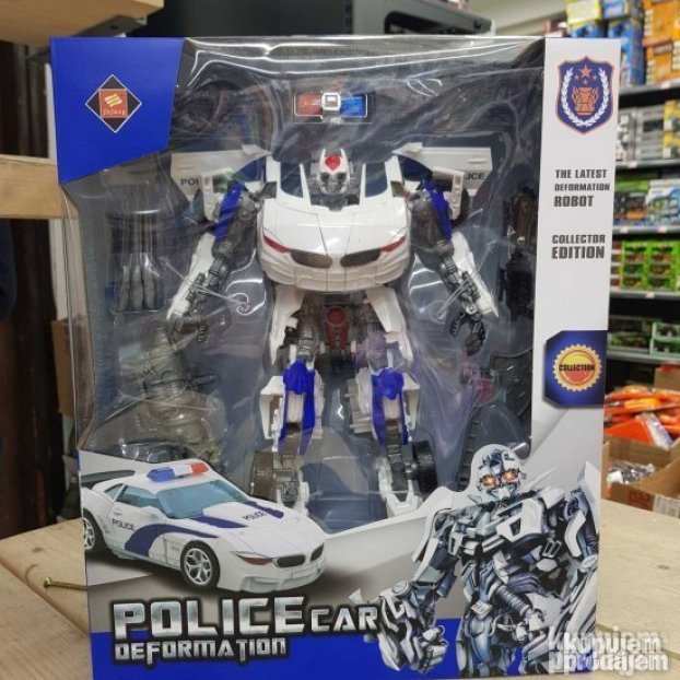 Robot transformers POLICE CAR igracka Igracka IGRACKA - Slika 3