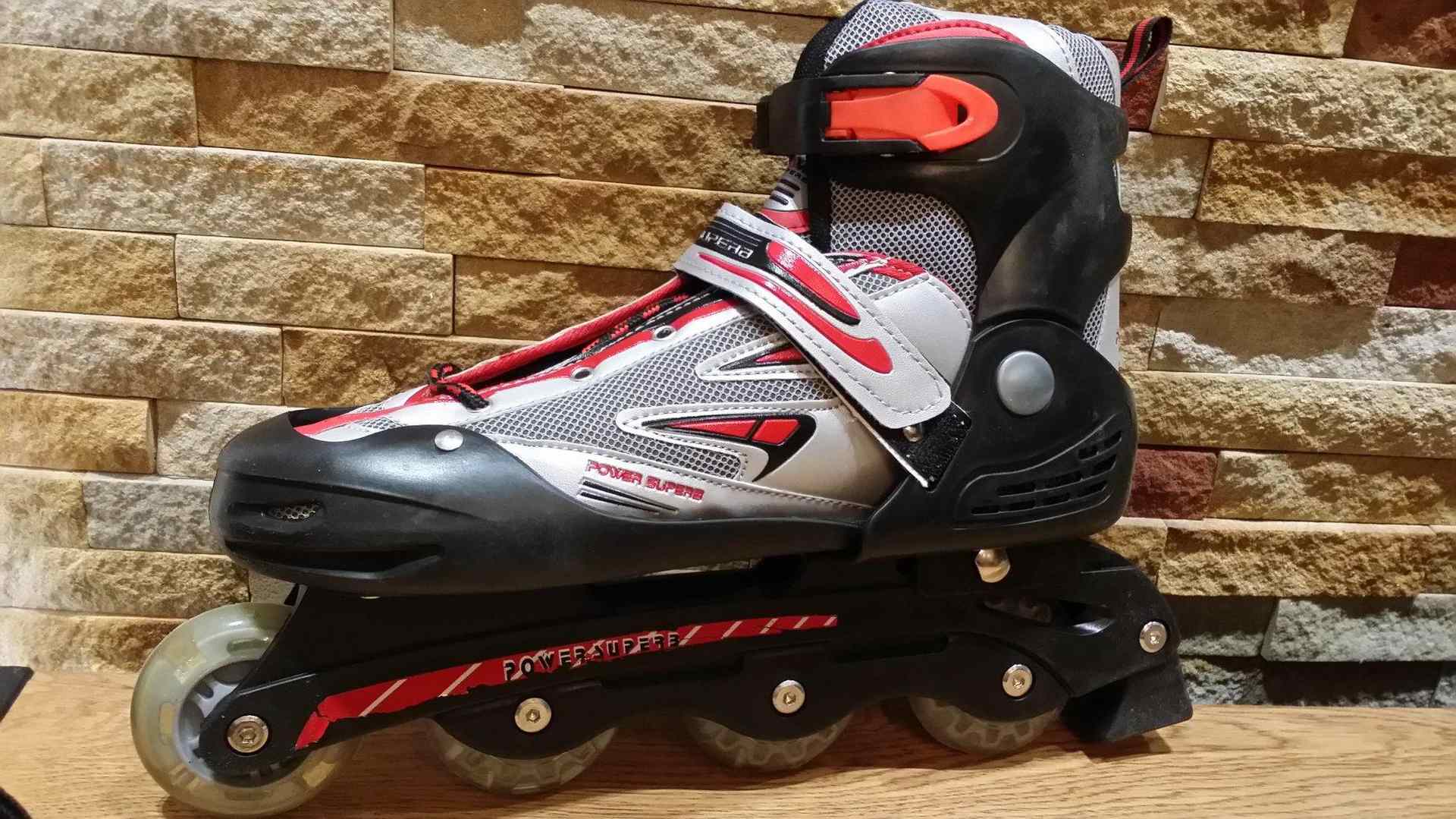 Roleri Power Superb svetleci podesivi 40 43 - Slika 4