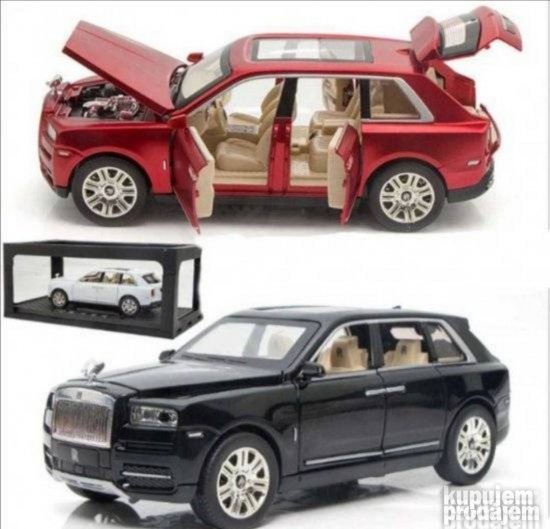 Rolls Royce cullinan metani muzicki crni