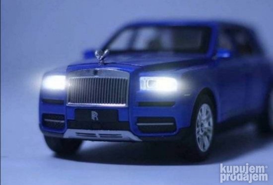 Rolls Royce cullinan metani muzicki plavi