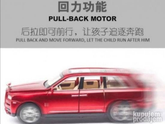Rolls royce cullinan metani muzicki crveni