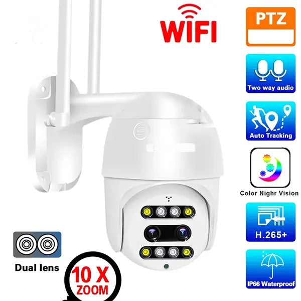 Rotirajuca PTZ 8MPX WiFi IP pametna kamera - Slika 3