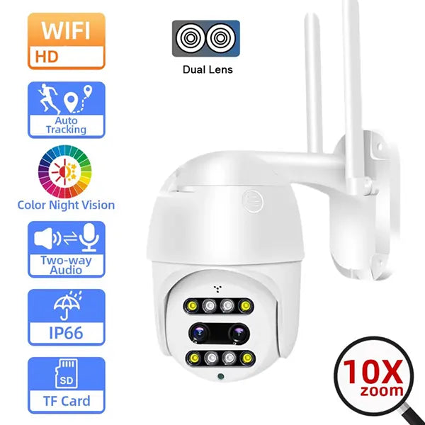Rotirajuca PTZ 8MPX WiFi IP pametna kamera - Slika 6