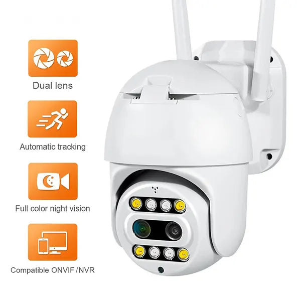 Rotirajuca PTZ 8MPX WiFi IP pametna kamera - Slika 7