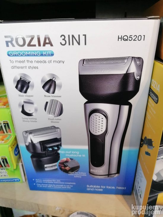 Rozia trimer za brijanje 3in1 HQ 5201