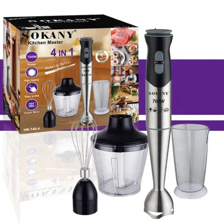 Rucni Blender sa seckalicom i mutilicom Sokany 4 u 1