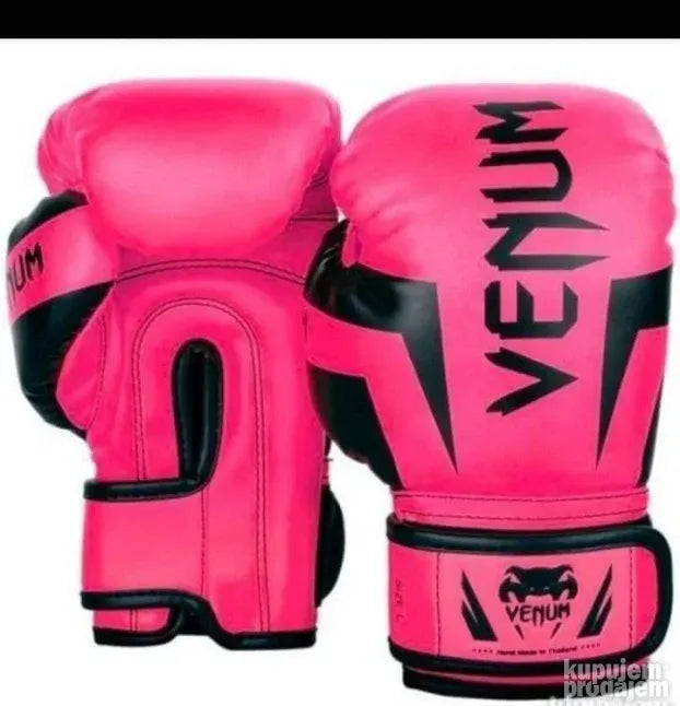 Rukavice za box VENUM roze zute zelene RIS V - Slika 3
