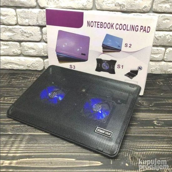 S2 rashladna podloga za laptop kuler za laptop - Slika 3