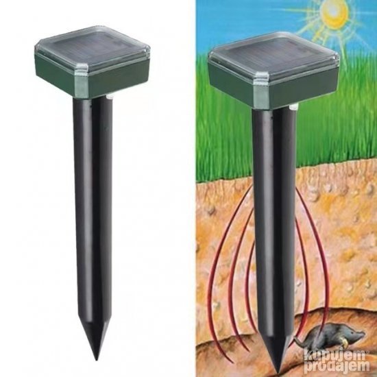 SET 2 KOM aparat za krtice Solarni rasterivac krtica