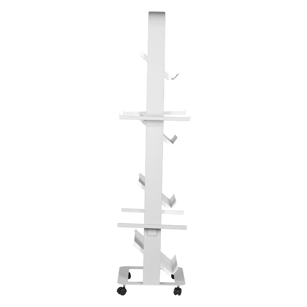 SHELF polica za kisobrane bela