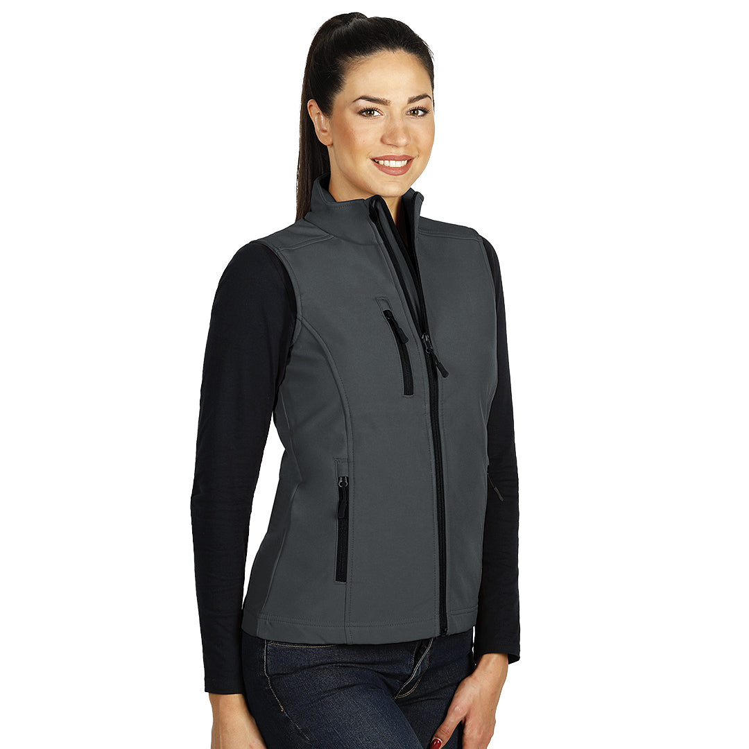 SKIPPER VEST WOMEN zenski softsel prsluk tamno sivi