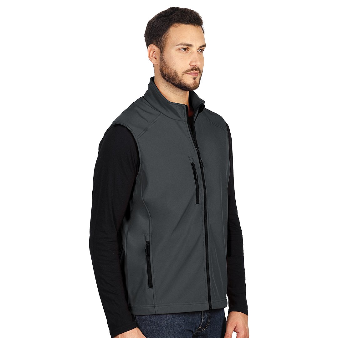 SKIPPER VEST softsel prsluk tamno sivi