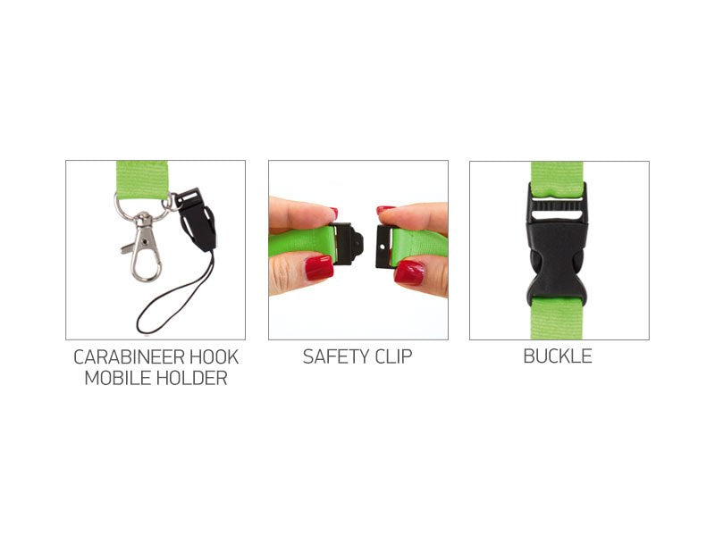 STEP UP trakica za mobilni telefon i kljuceve 20 mm svetlo zelena