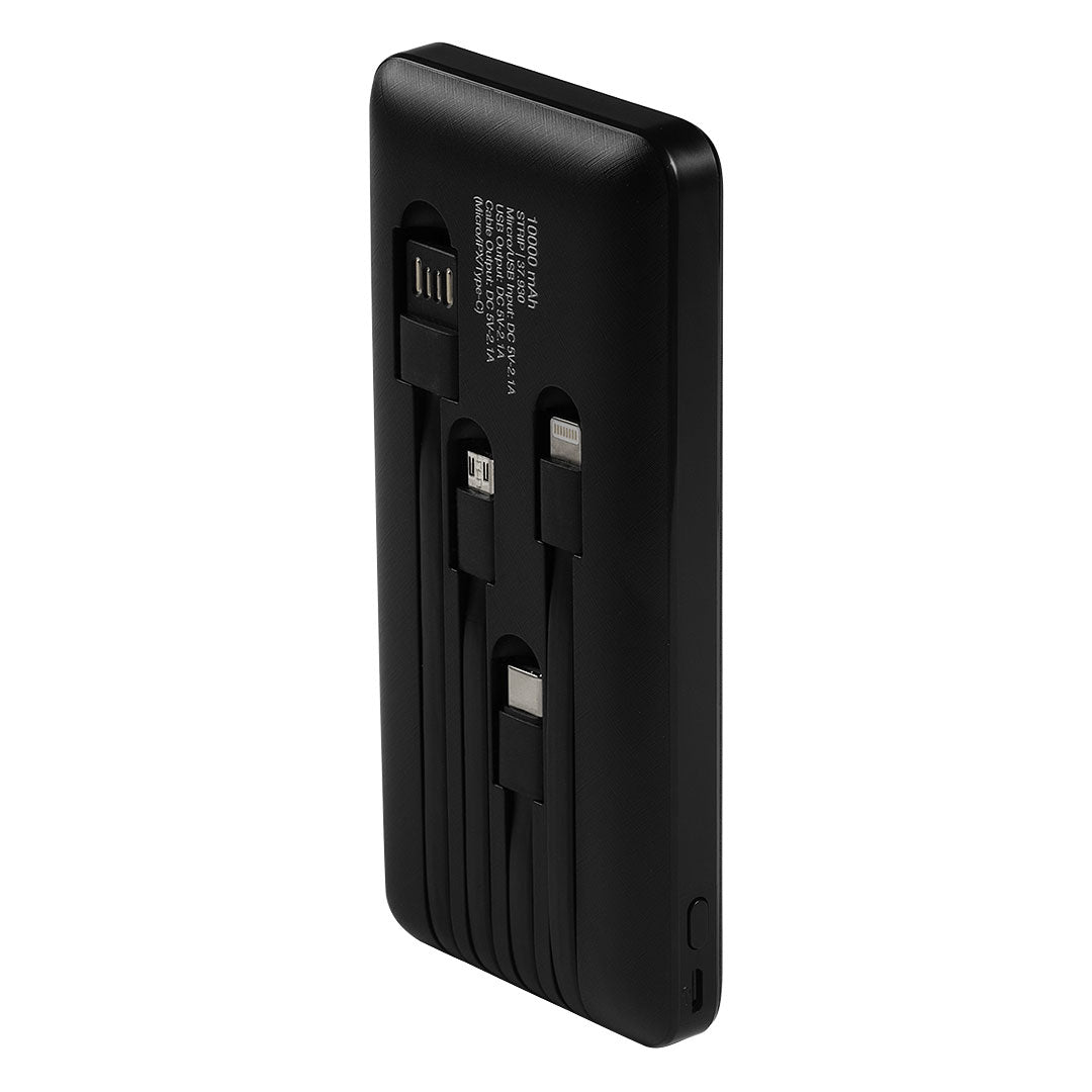 STRIP pomocna baterija za mobilne uredaje 10000 mah crna