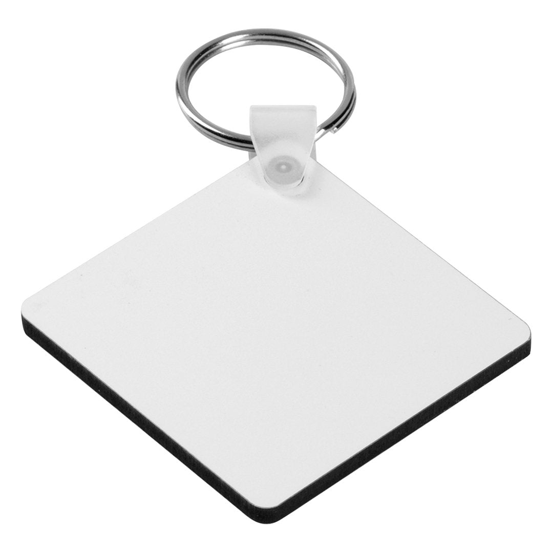 SUBLI MDF 5X5 mdf privezak za kljuceve beli
