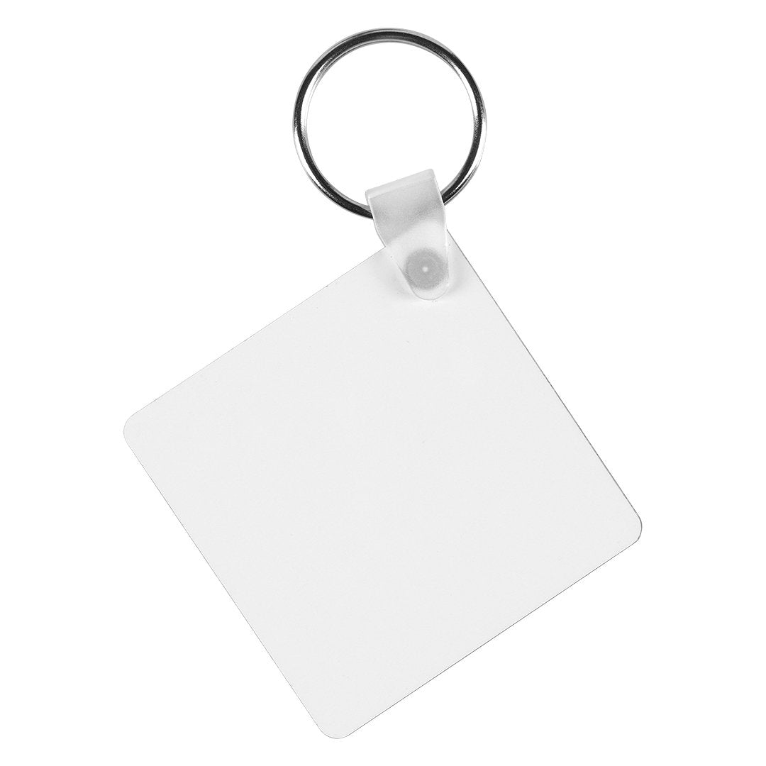 SUBLI MDF 5X5 mdf privezak za kljuceve beli