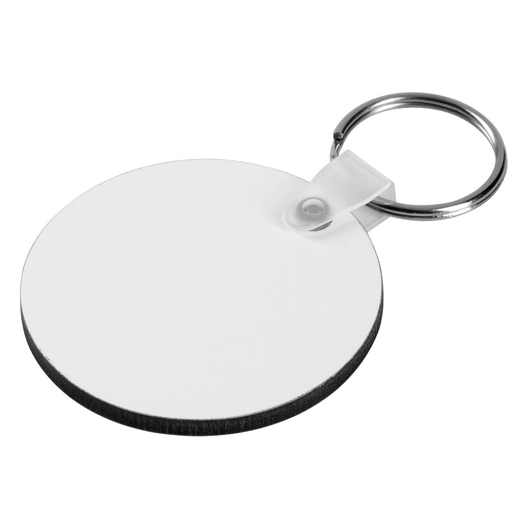 SUBLI MDF R5 mdf privezak za kljuceve beli