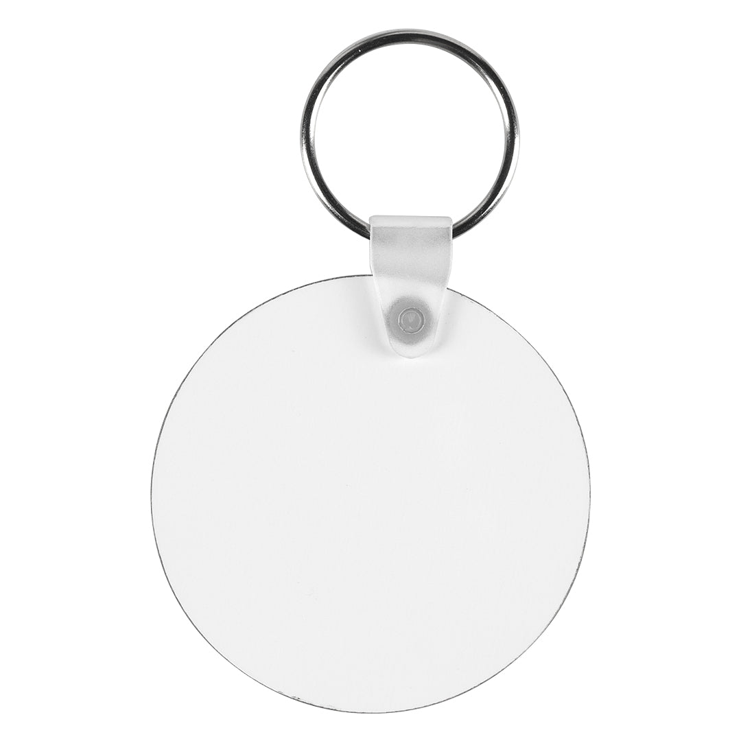 SUBLI MDF R5 mdf privezak za kljuceve beli