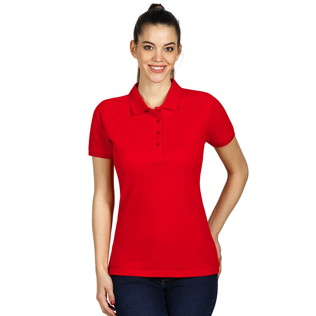 SUNNY zenska pamucna polo majica crvena