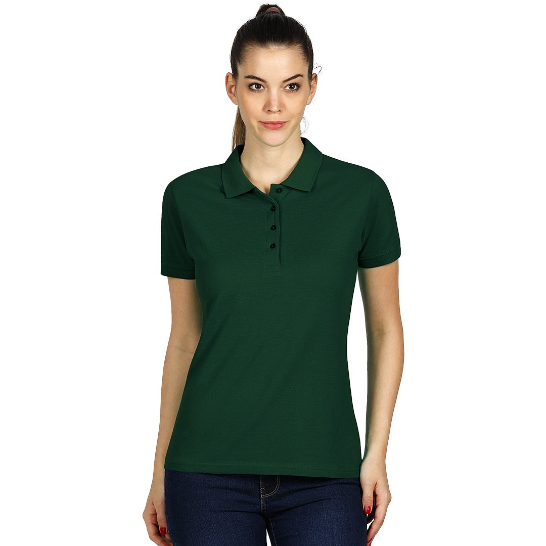 SUNNY zenska pamucna polo majica tamno zelena
