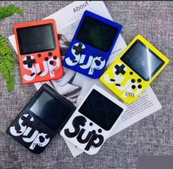SUP Game Box 400 in 1 Retro Konzola Bela Prenosiva Mini Konzola sa 400 Klasicnih Igrica