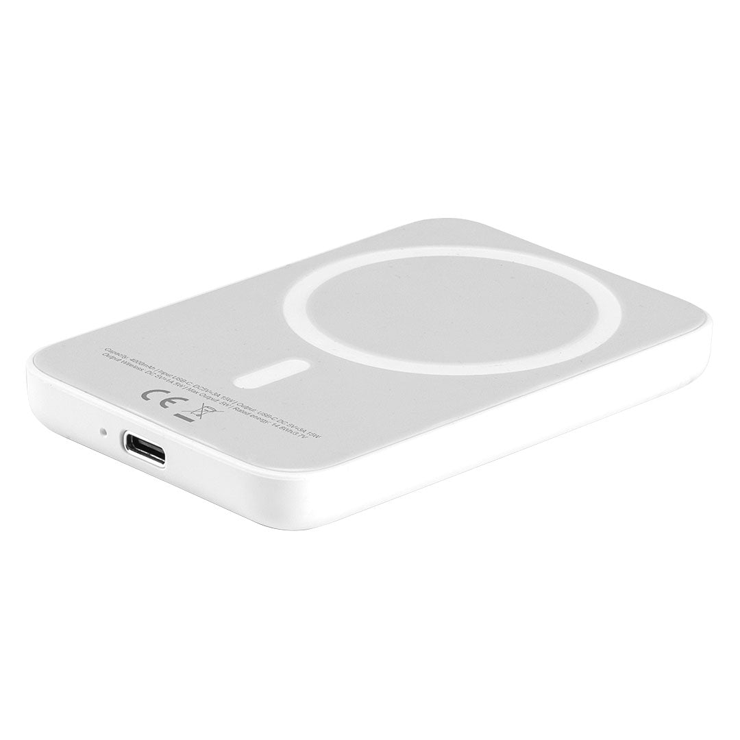 SYNC pomocna baterija sa magnetom 4.000 mah bela