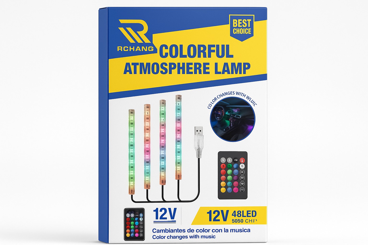 Sarena Atmosferska Lampa LED Trake sa Daljinskim Upravljanjem