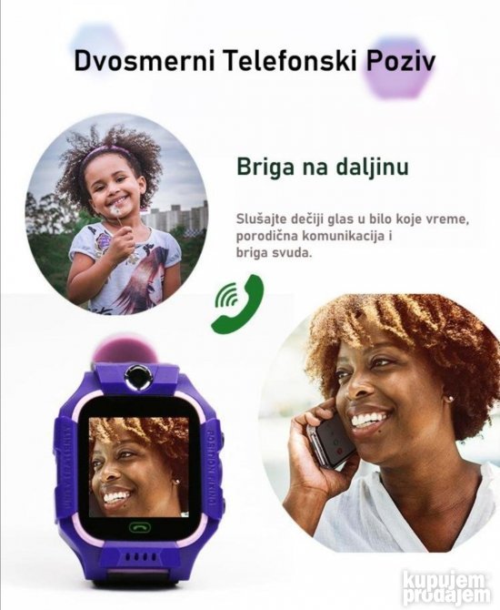 Sat Deciji SMART SAT Pametni Sat Z6 Vodootporan Lokator - Slika 7