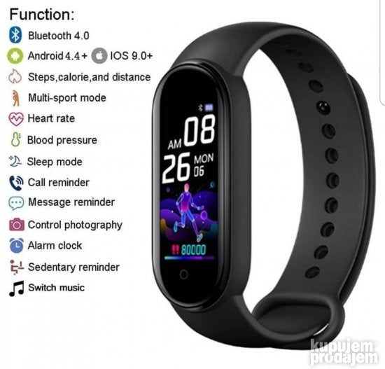 Sat Narukvica Pametan sat M5 Smart watch M5