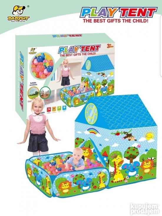 Sator kucica sa 50 loptica Play Tent Sator igraonica