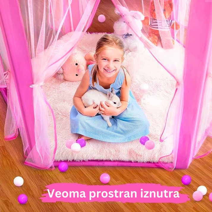Sator zamak za princezei poklon lampice - Slika 5