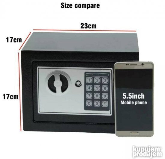 Sef elektronski sa 2 kljuca - Slika 5
