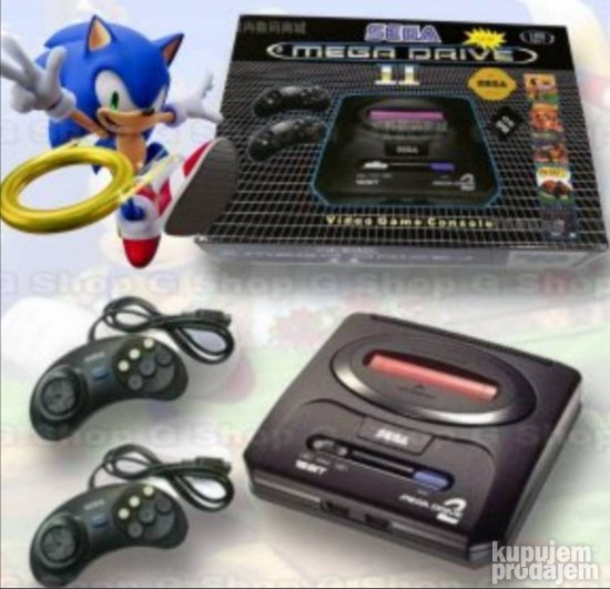 Sega mega drivs 2 16bit konzola Sega mega driv 16bit konzola