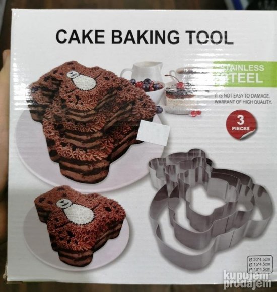 Set 3 kalupa za torte i kolace Meda