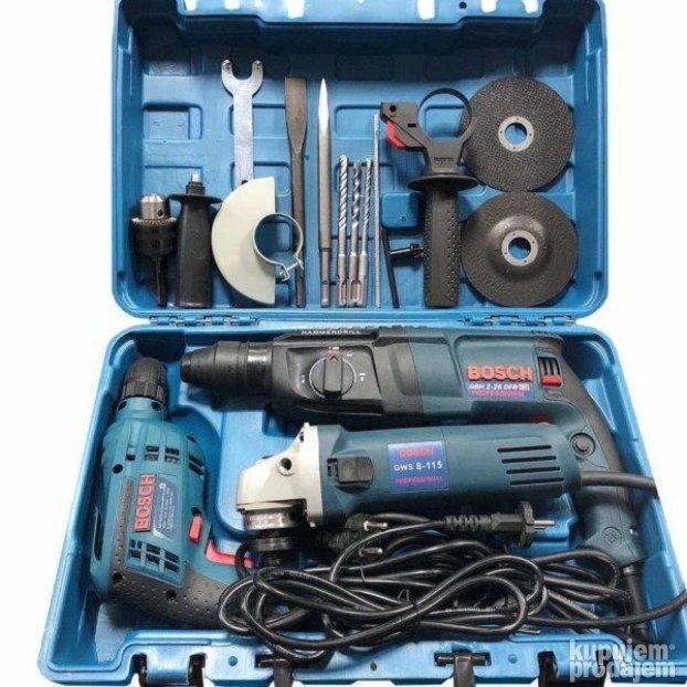Set BOSCH hilti brusilica i busilica